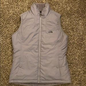 Grey reversible North Face Vest